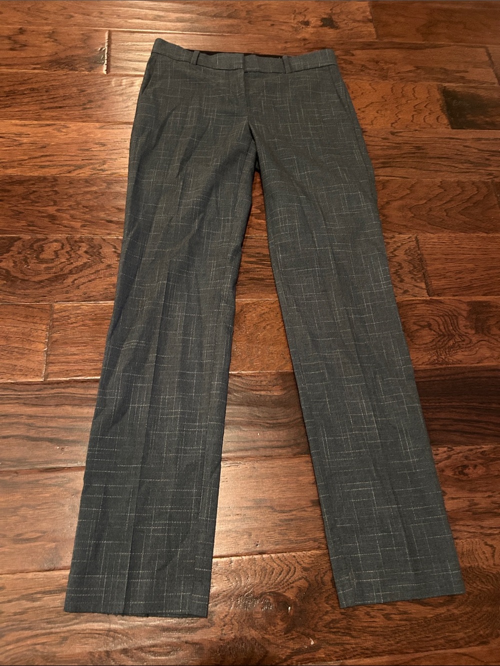 Ann Taylor Blueish Gray Patterned Pants